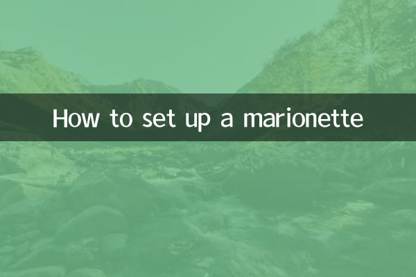 Come impostare una marionetta