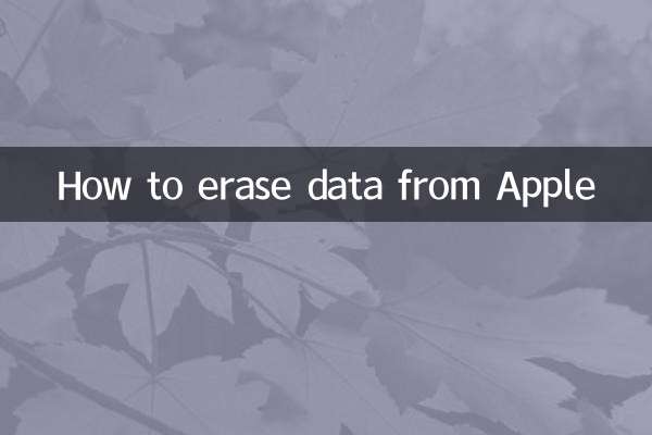 Apple से डेटा कैसे मिटाएं