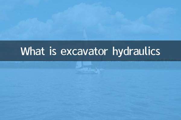 What is excavator hydraulics