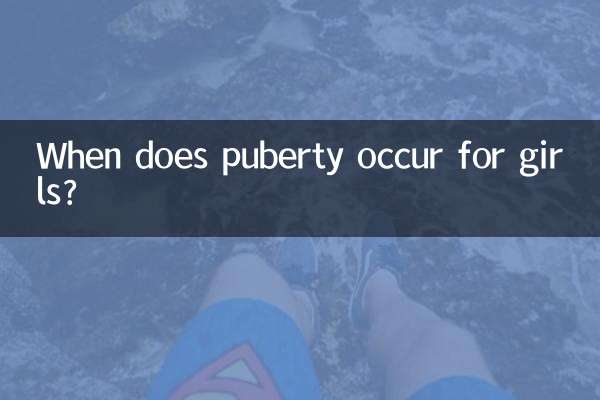 When does puberty occur for girls?