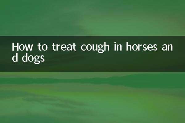 Comment traiter la toux chez les chevaux et les chiens