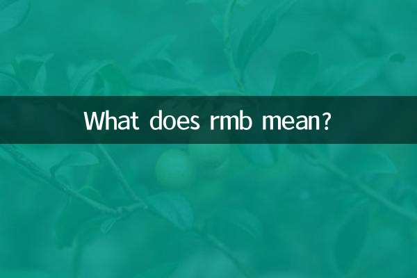 What does rmb mean?