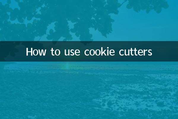 Come utilizzare le formine per biscotti