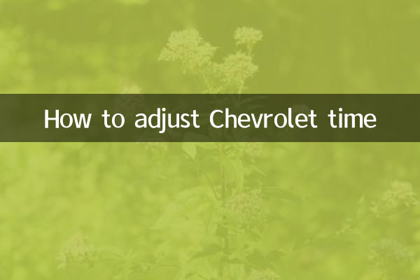 نحوه تنظیم زمان شورولت