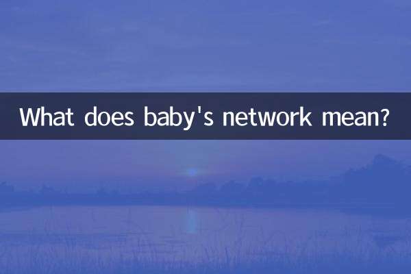 শিশুর নেটওয়ার্ক মানে কি?