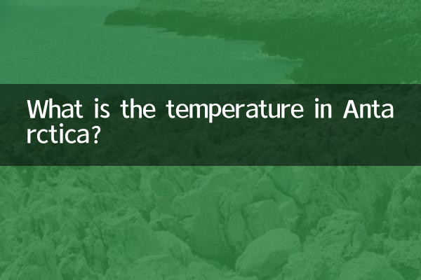 Wie hoch ist die Temperatur in der Antarktis?