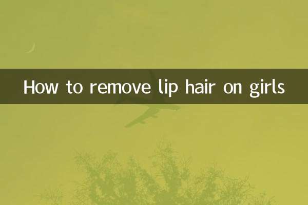 Come rimuovere i peli delle labbra sulle ragazze