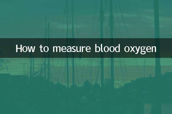 Cómo medir el oxígeno en sangre