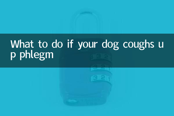 اگر آپ کے کتے نے بلغم کو کھانسی کی تو کیا کریں