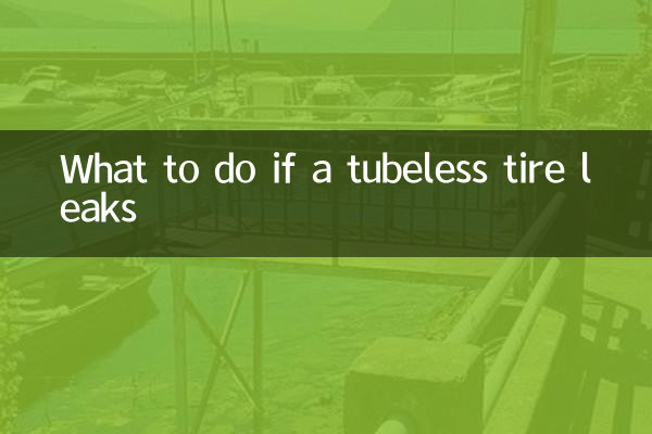 Cosa fare se uno pneumatico tubeless perde