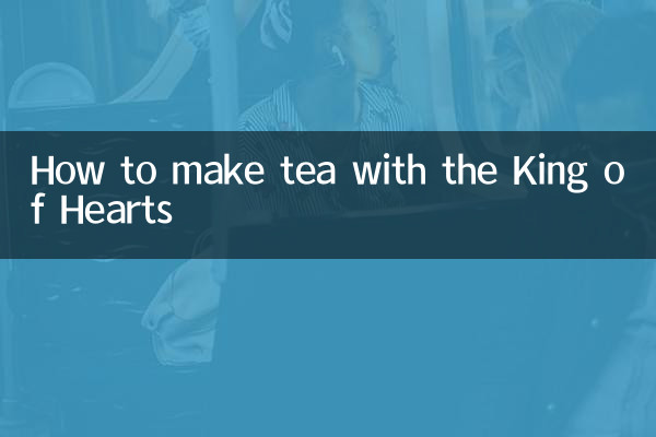 طرز تهیه چای با پادشاه قلب ها