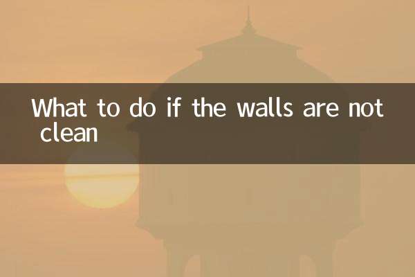 Cosa fare se le pareti non sono pulite