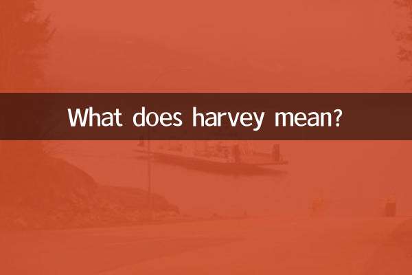 ハーヴェイってどういう意味ですか？