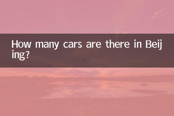 Сколько машин в Пекине?