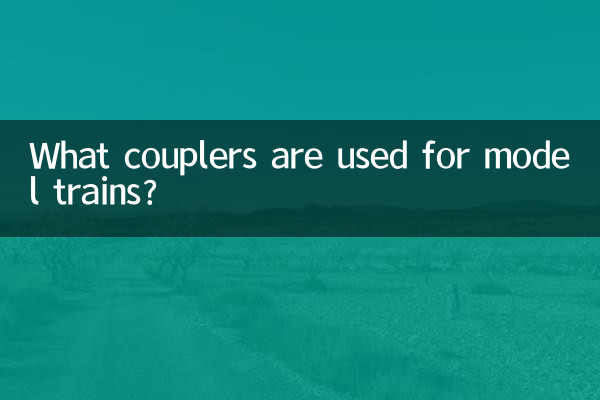 What couplers are used for model trains?