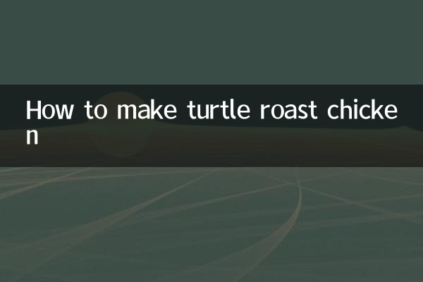 Como fazer frango assado com tartaruga