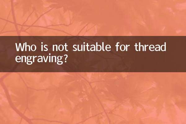 Chi non è adatto all'incisione del filo?