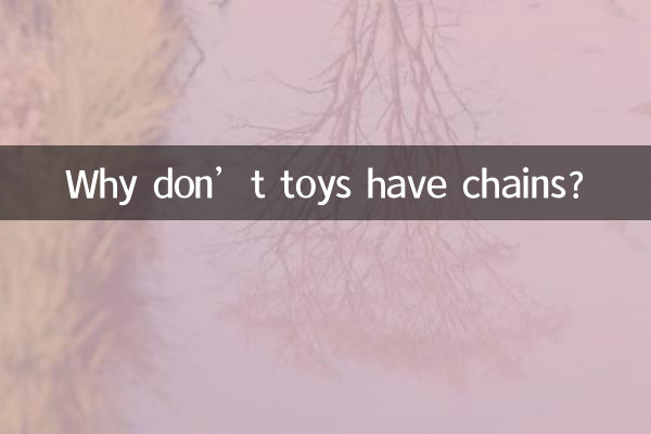 খেলনার চেইন নেই কেন?