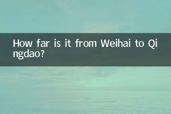 یہ ویہائی سے چنگ ڈاؤ تک کتنا دور ہے؟