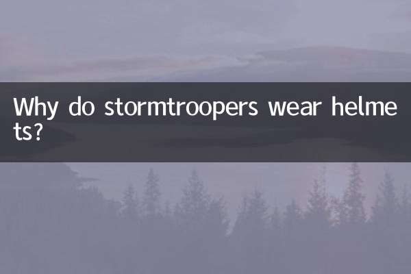 Pourquoi les stormtroopers portent-ils des casques ?