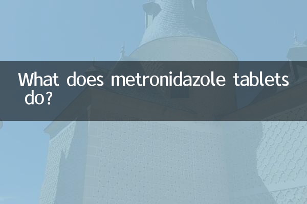 O que os comprimidos de metronidazol fazem?