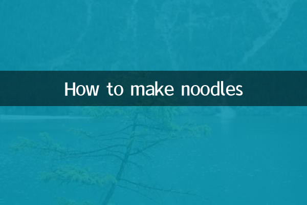 كيفية صنع الشعرية