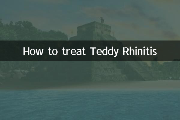 How to treat Teddy Rhinitis