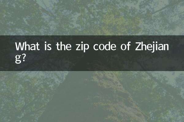 Qual è il codice postale di Zhejiang?