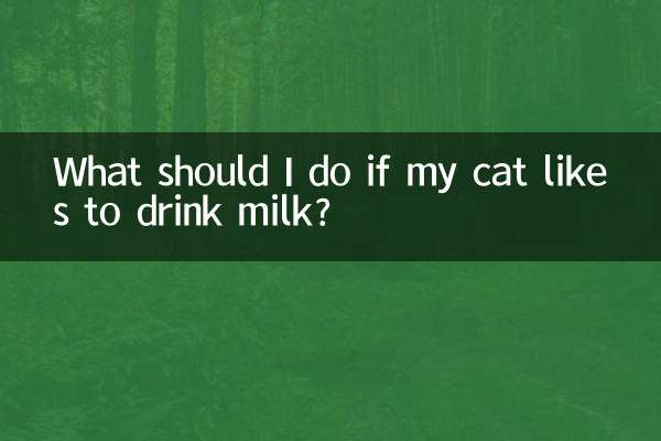 Que dois-je faire si mon chat aime boire du lait ?