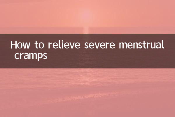 Como aliviar cólicas menstruais intensas