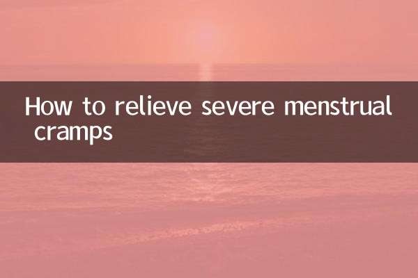 Como aliviar cólicas menstruais intensas