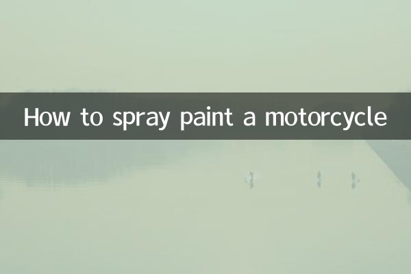 Como pintar uma motocicleta com spray