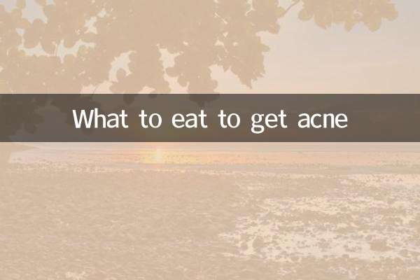 Cosa mangiare per ottenere l'acne