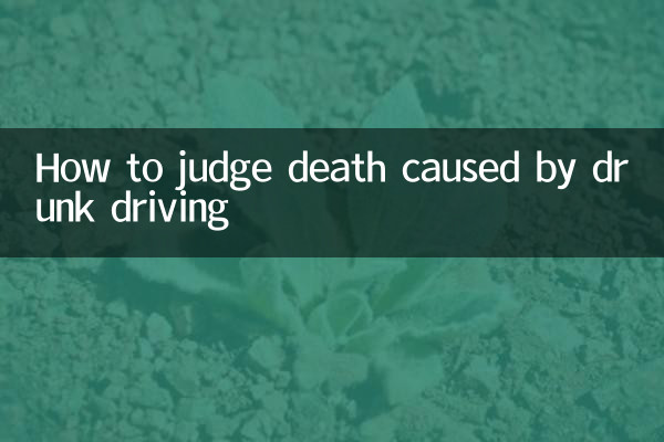 酒驾致人死亡怎么判