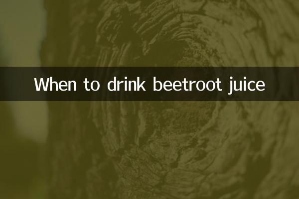 Quando beber suco de beterraba