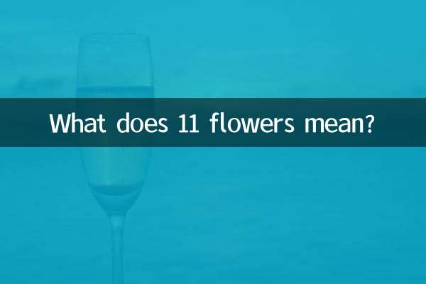 O que significam 11 flores?