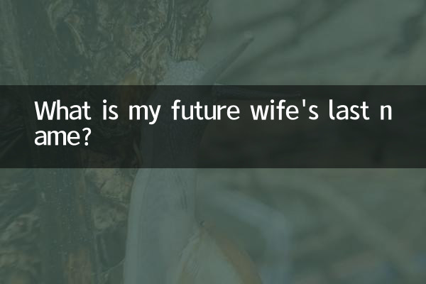 আমার ভবিষ্যৎ স্ত্রীর শেষ নাম কি?