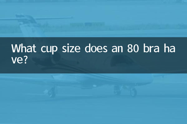¿Qué talla de copa tiene un sujetador de 80?