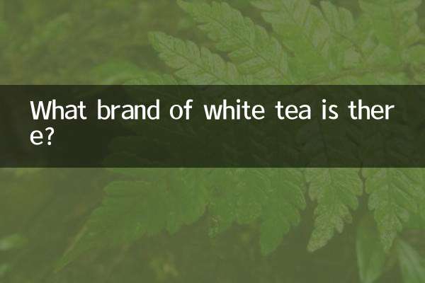 ¿Qué marca de té blanco existe?