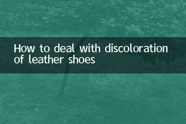 Wie man mit Verfärbungen von Lederschuhen umgeht