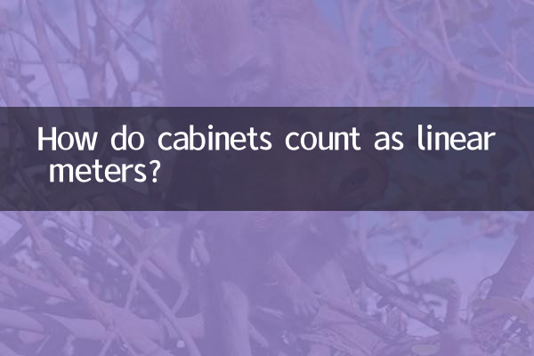 Come contano gli armadi come metri lineari?