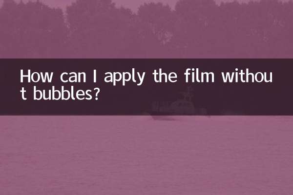Como posso aplicar o filme sem bolhas?