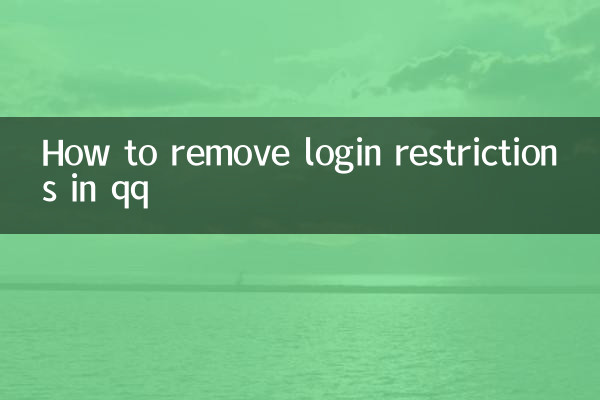 نحوه حذف محدودیت های ورود به سیستم در qq