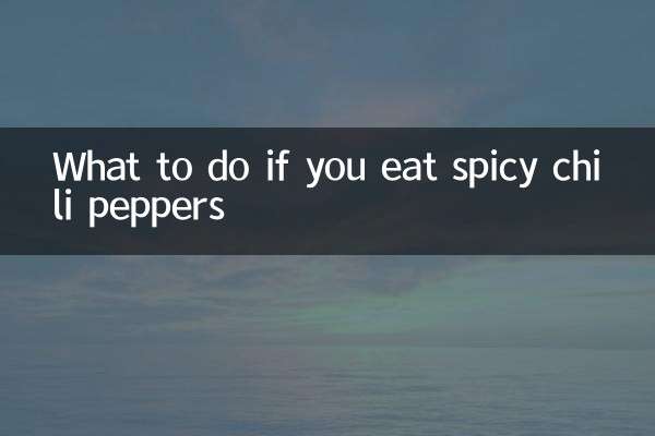 O que fazer se você comer pimenta picante