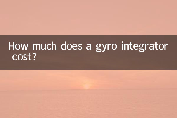 How much does a gyro integrator cost?