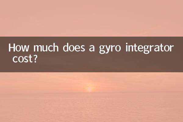 How much does a gyro integrator cost?