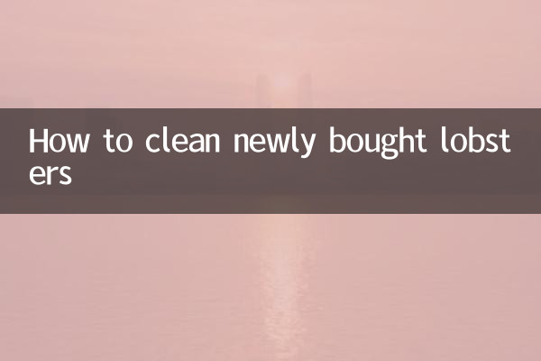 Cómo limpiar langostas recién compradas