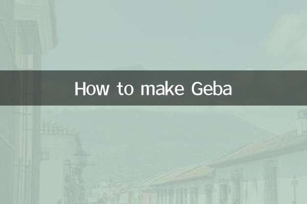 How to make Geba