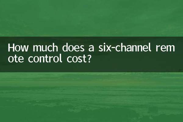 How much does a six-channel remote control cost?