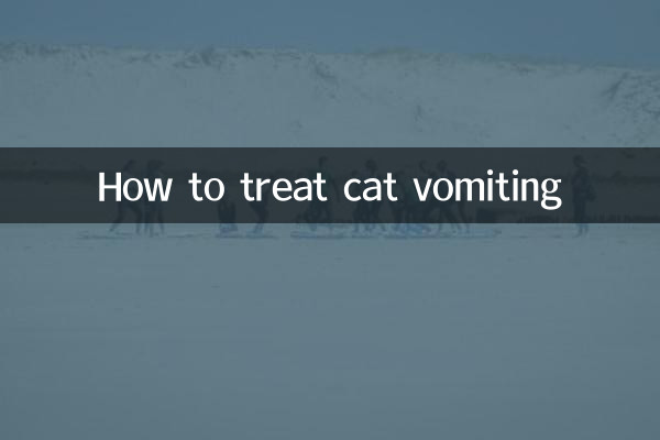 Como tratar o vômito do gato